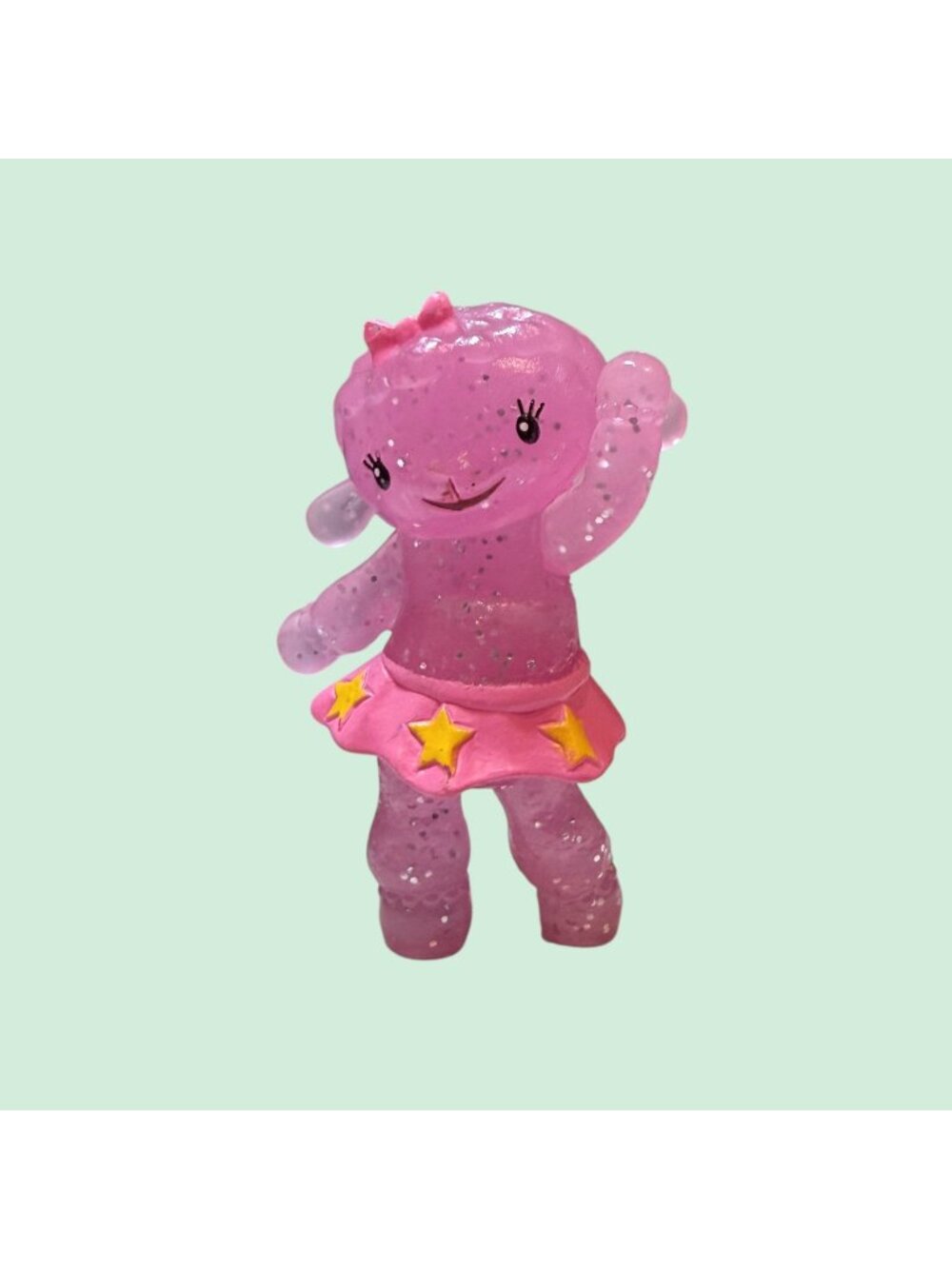 Disney Doc McStuffins Lambie Mini Figure Glitter